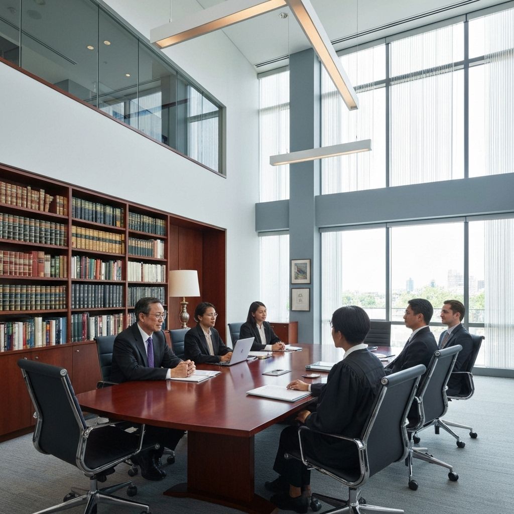 Sihag Law Offices modern corporate interior - Premier law firm in Chandigarh, Panchkula, Gurugram and Hisar